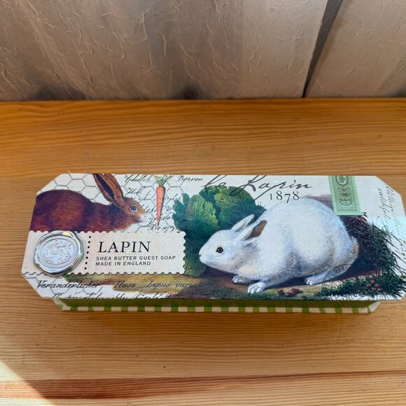 Michel Design Works Lapin Shea Butter Guest Soap. - Picture 1 of 5
